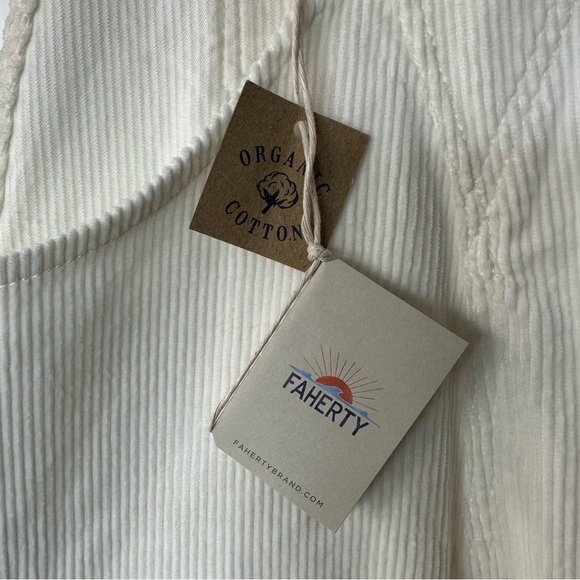 Faherty NWT corduroy overalls - Picture 6 of 9